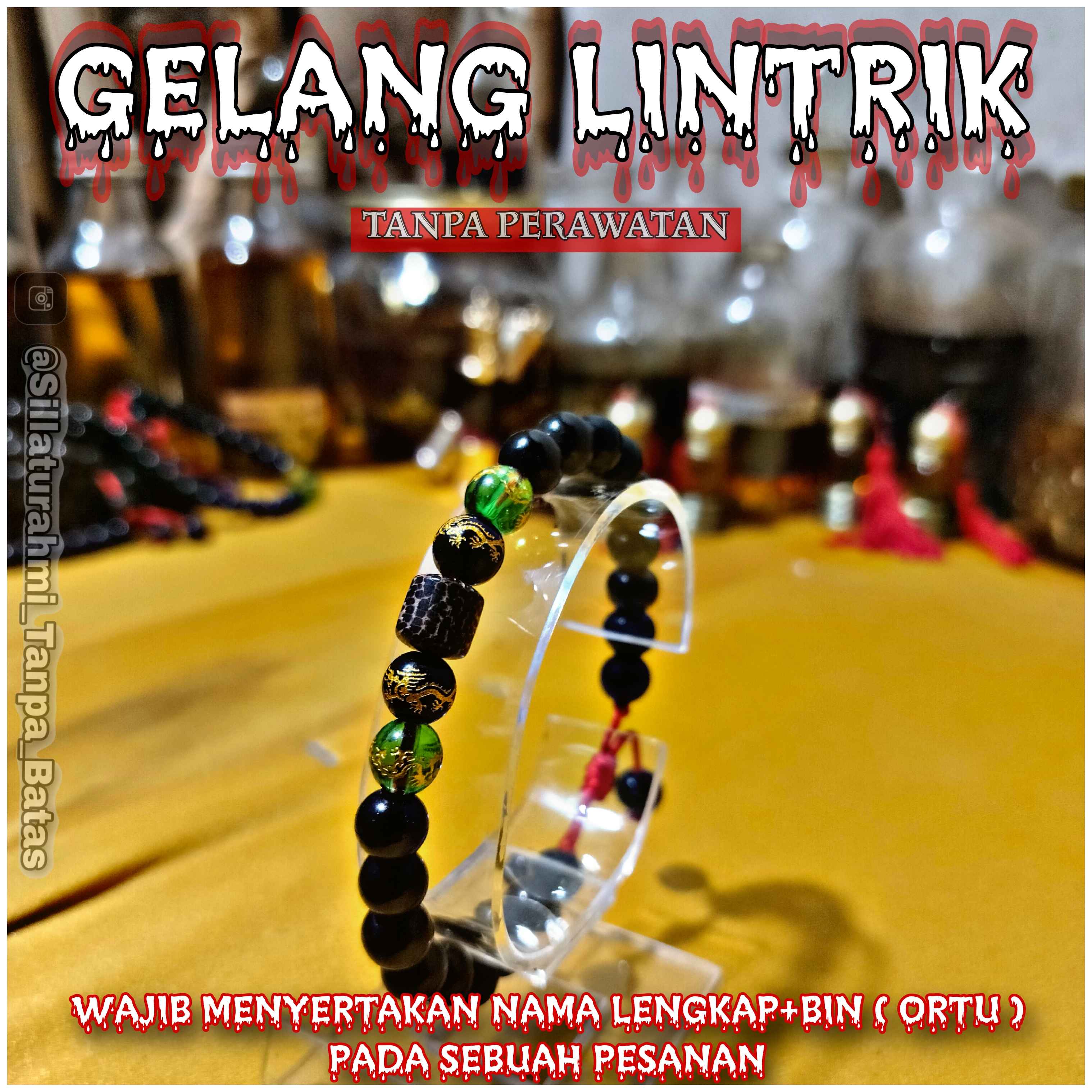 ☠️ GELANG LINTRIK TALI MERAH ☠️ 