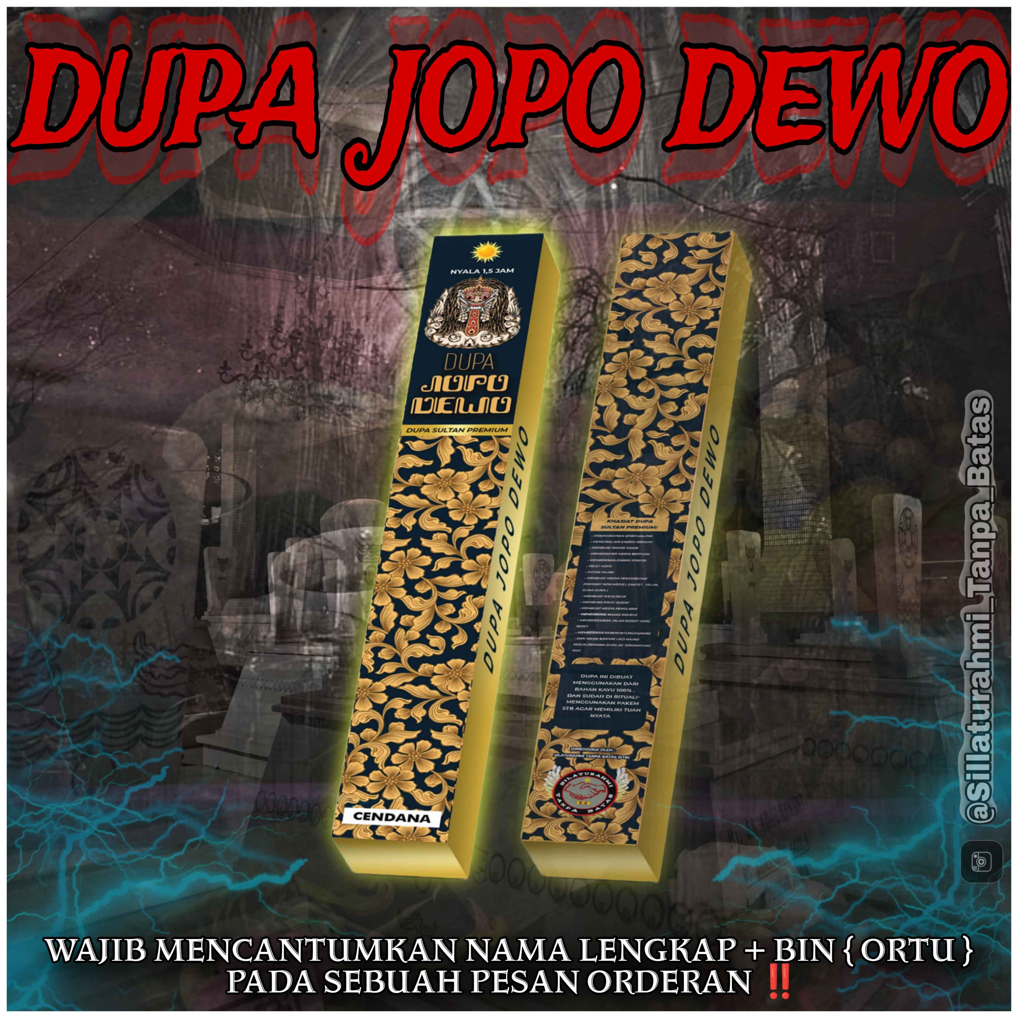 DUPA JOPO DEWO | DUPA SULTAN PREMIUM 